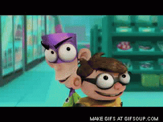 Fanboy and Chum Chum putting on some cool shades